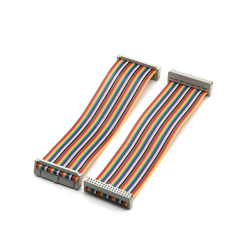 IDC 2.54 フラット ケーブル レインボー ケーブル